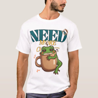 No me Hables Antes de Tomar Café Camiseta de Rana
