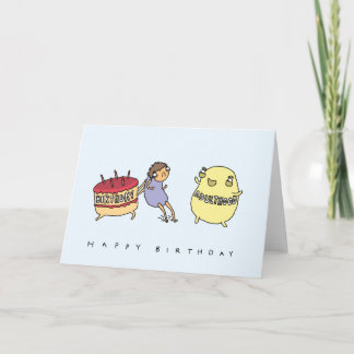 No me haga al adulto el | tarjeta de cumpleaños