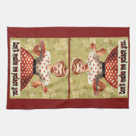 No me hagas envenenar tu toalla de cocina