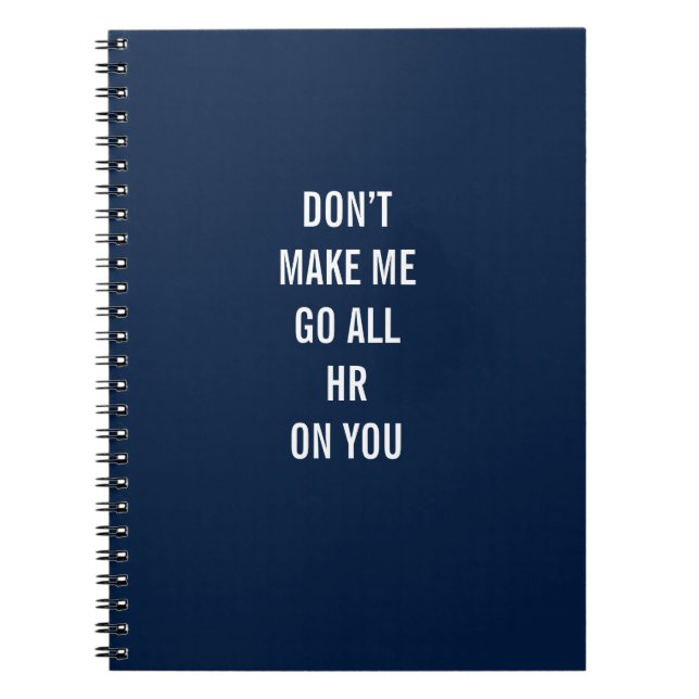 No me hagas ir todo el HR en tu cuaderno (Frente)