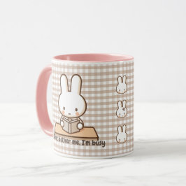 No me molestes con una taza de café de conejo