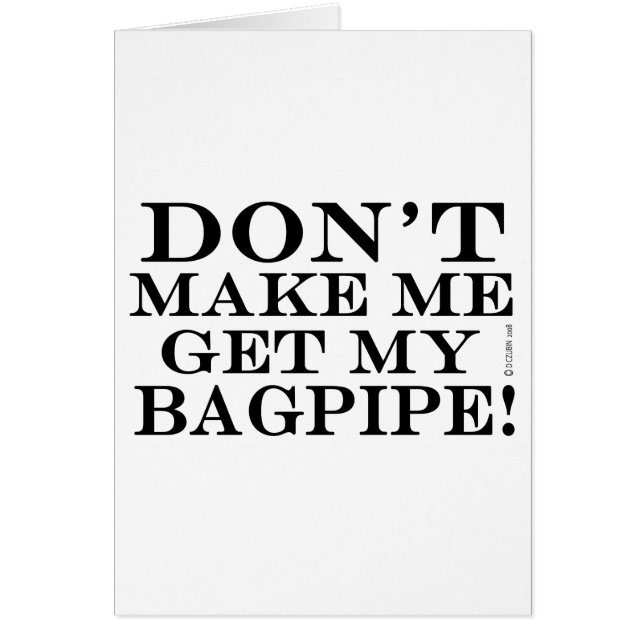 No me obliguen a buscar mi pipa (Frente)