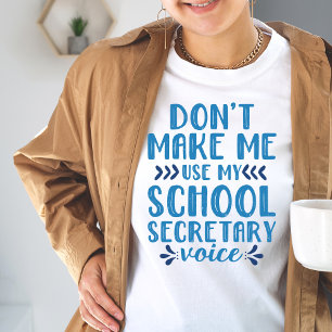 No me obligues a usar mi camiseta de voz de secret