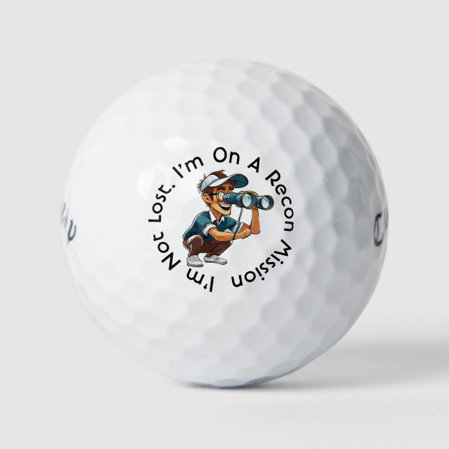 No me perdí las bolas de golf de Callaway Warbird (Anverso)
