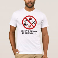 No me retiré para ser camiseta útil