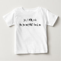 No me toques camiseta pequeña