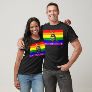 No me toques la camiseta de la bandera del orgullo