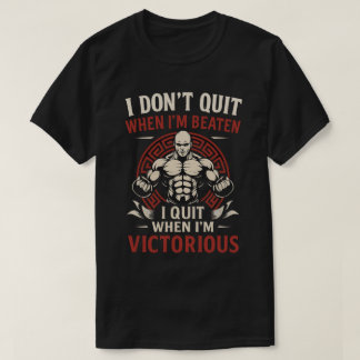 No me voy hasta la camiseta victoriosa