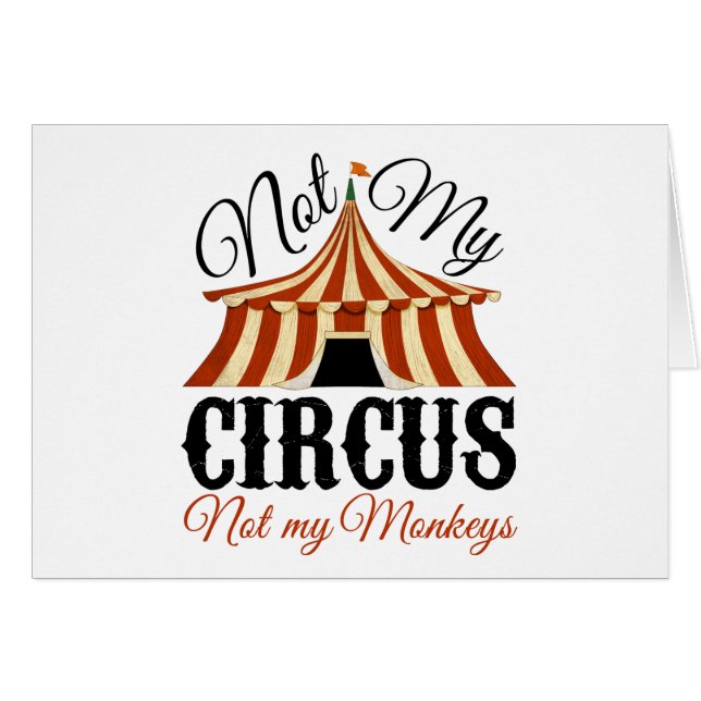No mi circo - no mis monos (Anverso (Horizontal))