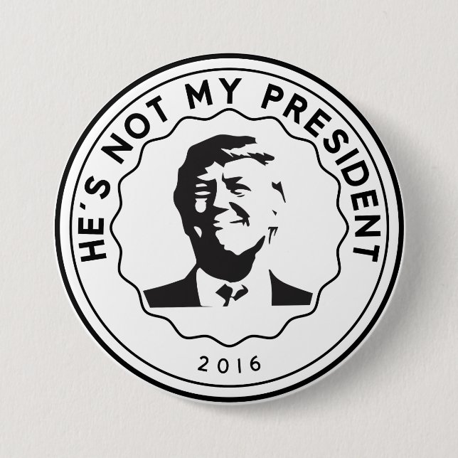 No mi insignia del botón del presidente (Anverso)