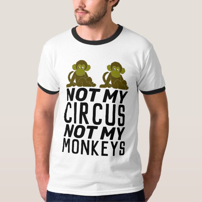 NO MIS CÍRCULOS NI MIS Camisetas MONKEYS (Anverso)
