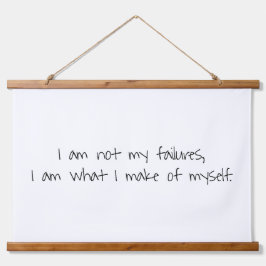 No mis fracasos Madera tapada tapiz de pared