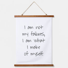 No mis fracasos Madera tapada tapiz de pared