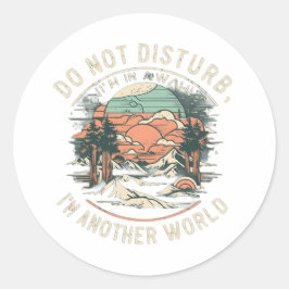 No molestar al Pegatina