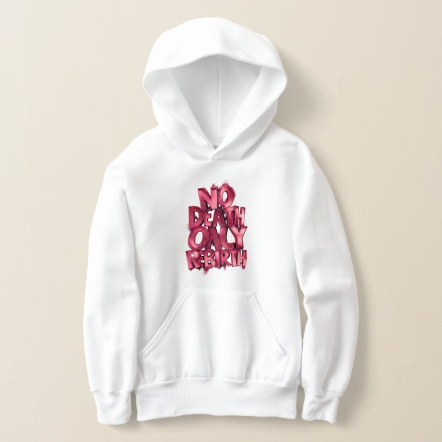 No Muerte Solo Renacimiento KIDS PULLOVER HOODIE (Distribución )