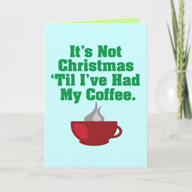 No navidad hasta el café (Anverso)
