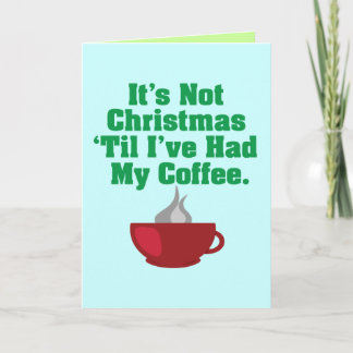 No navidad hasta el café