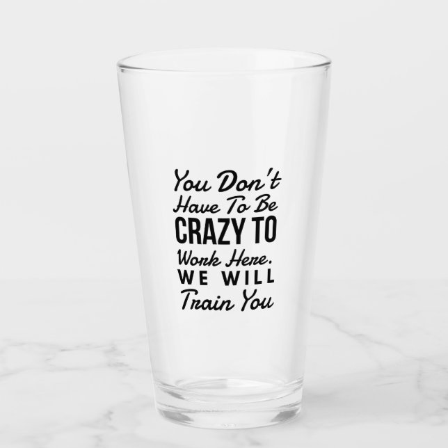 No necesitas estar loco para trabajar aquí (Anverso)