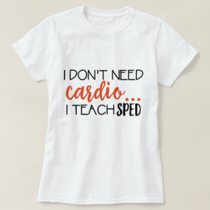 No necesito cardiio… Enseño a la camiseta