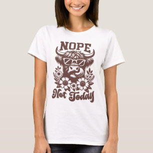 No, no es hoy la camiseta de la vaca Highland