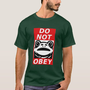 No Obedezcas - Rana 🐸 Camiseta Free Portland