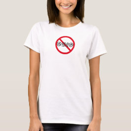 No Odio Camiseta Blanca Manga Corta Para Mujeres