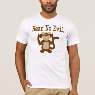 No oir camiseta malvada