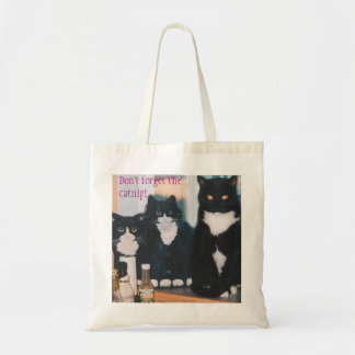 ¡No olvide el catnip! lleve el bolso