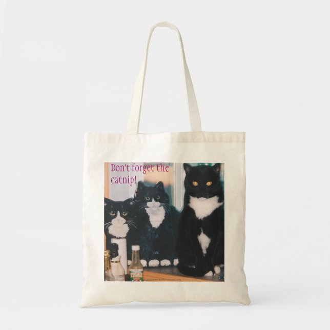 ¡No olvide el catnip! lleve el bolso (Frente)