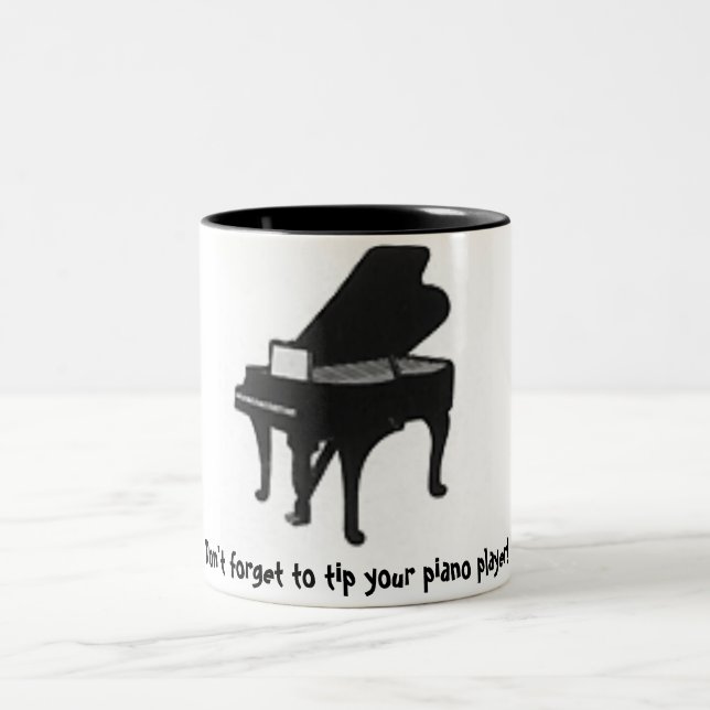¡No olvide inclinar a su pianista! Taza (Centro)