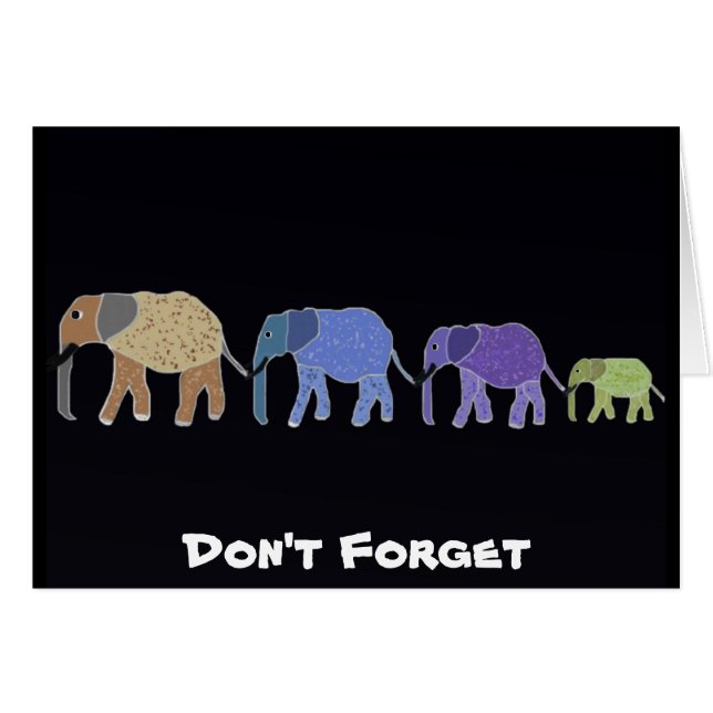 No olvide la tarjeta (Anverso (Horizontal))