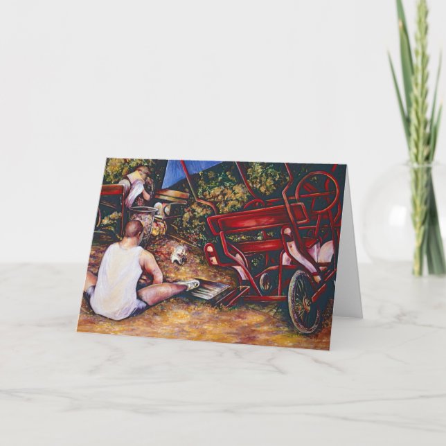 No olviden el ajo, la tarjeta de felicitación de B (Anverso)