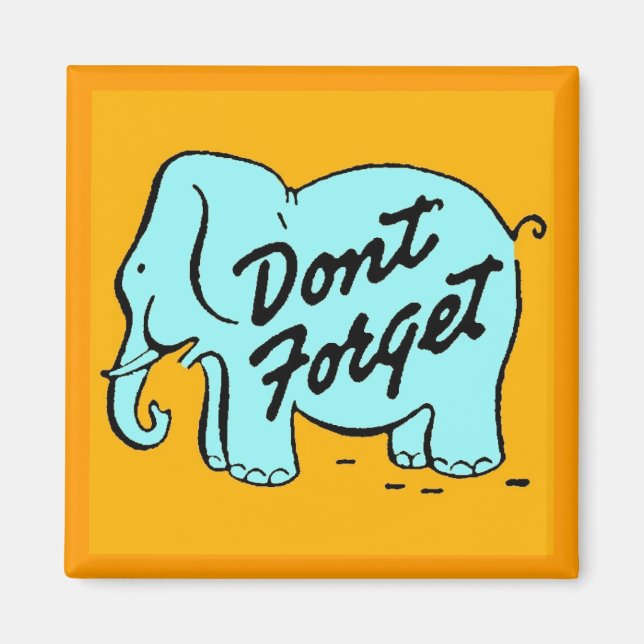 No olviden el imán (Frente)