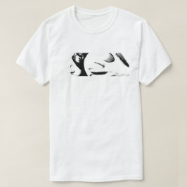 No oprima a la camiseta gorda B&W