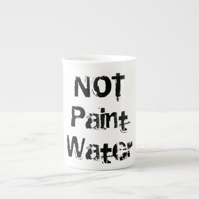 ¡NO Paint Water, la taza favorita del artista! (Frente)