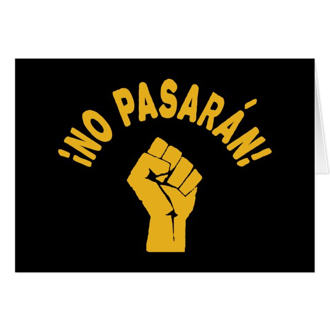 No Pasaran - No Pasarán (Anverso (Horizontal))