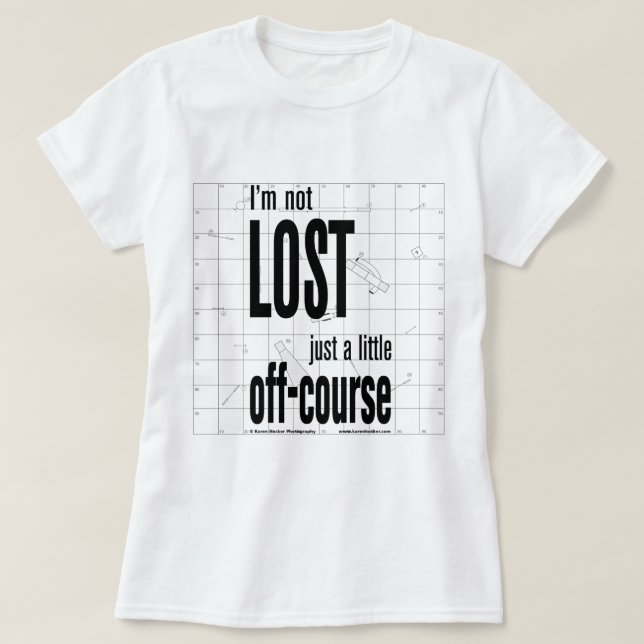 No perdido, apenas una pequeña camiseta del (Diseño del anverso)