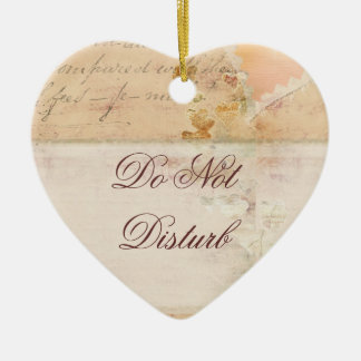 No perturbe el ornamento de la boda de la