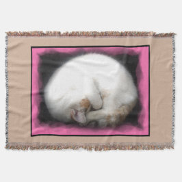 No perturbe la manta del tiro del gato