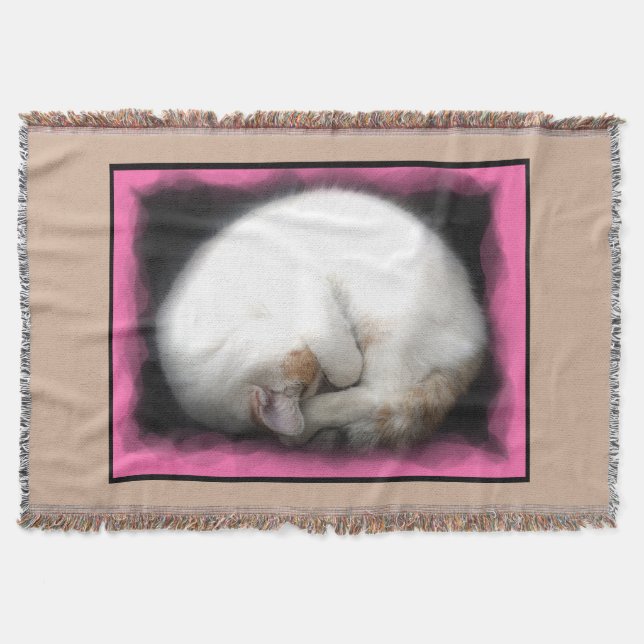 No perturbe la manta del tiro del gato (Anverso)