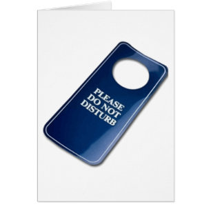 No perturbe por favor