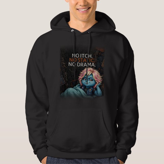 No Picazón Sin Estática Sin Drama Sudadera — Senso (Anverso)