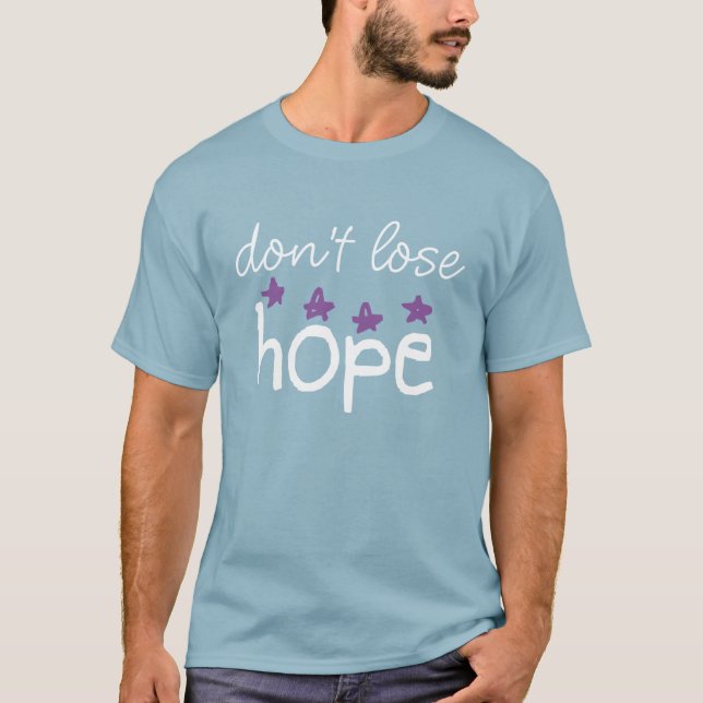 No pierda la camiseta de la esperanza (Anverso)