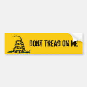 No pisar la etiqueta MeGadsden Bumper Sticker