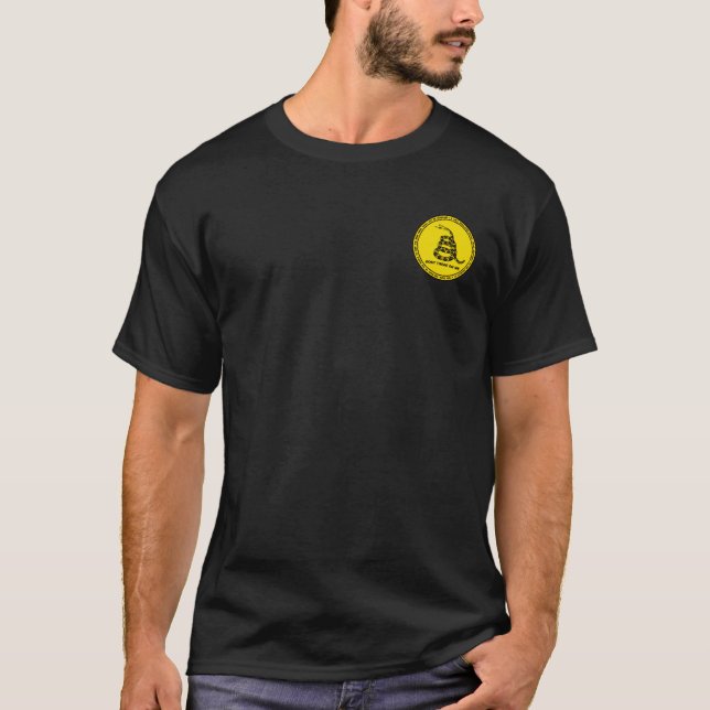 No pise en la camisa negra y amarilla yo del sello (Anverso)