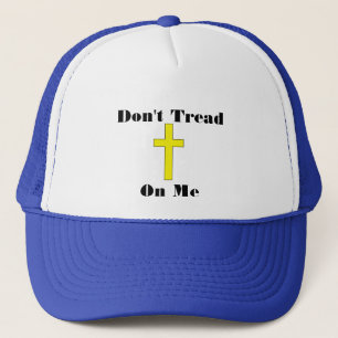 No pise en mí el gorra religioso cruzado de la