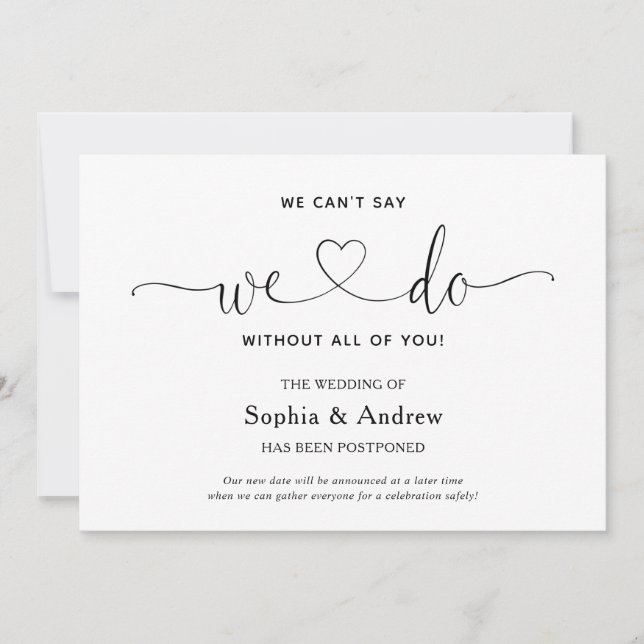 No podemos decir que hacemos anuncio de boda pospu (Anverso)