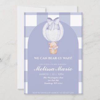No Podemos Esperar Bebé Invitación para Baby Showe