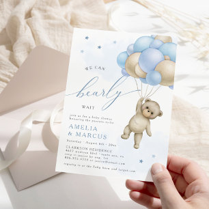 No podemos esperar Invitación para baby shower de 
