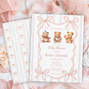 No Podemos Esperar Más Invitación de Baby Shower c